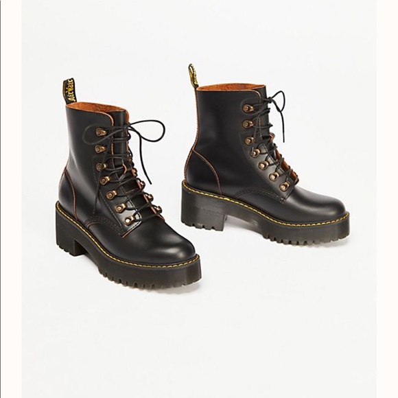 Dr. Martens Leona Platform Ankle Boot - Picture 2 of 8